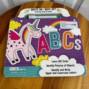 Bendon wipe-off board unicorn